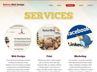 Bakery Web Design