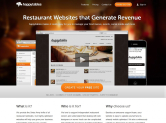 Restaurant websites