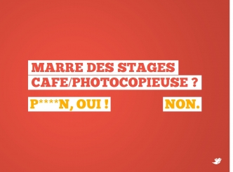Marre des stages de merde
