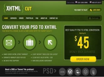xhtml cut